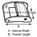 1in X 1320lbs / 25mm X 600kg Metal Cam Buckle Belt Buckle for Ratchet Tie Down